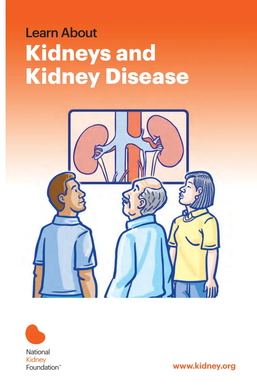 غلاف تقرير Learn About Kidneys and Kidney Disease