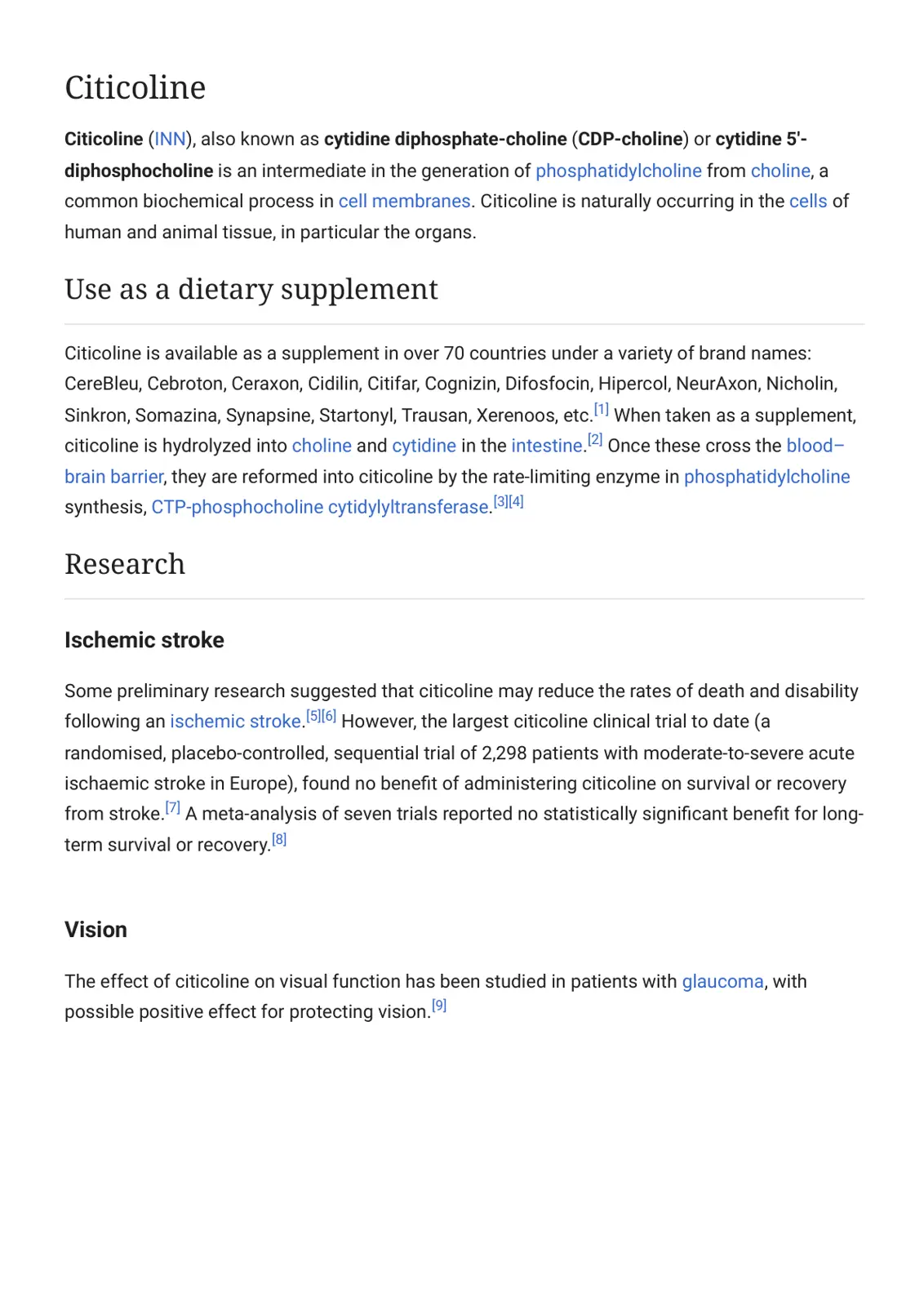 غلاف تقرير Citicoline