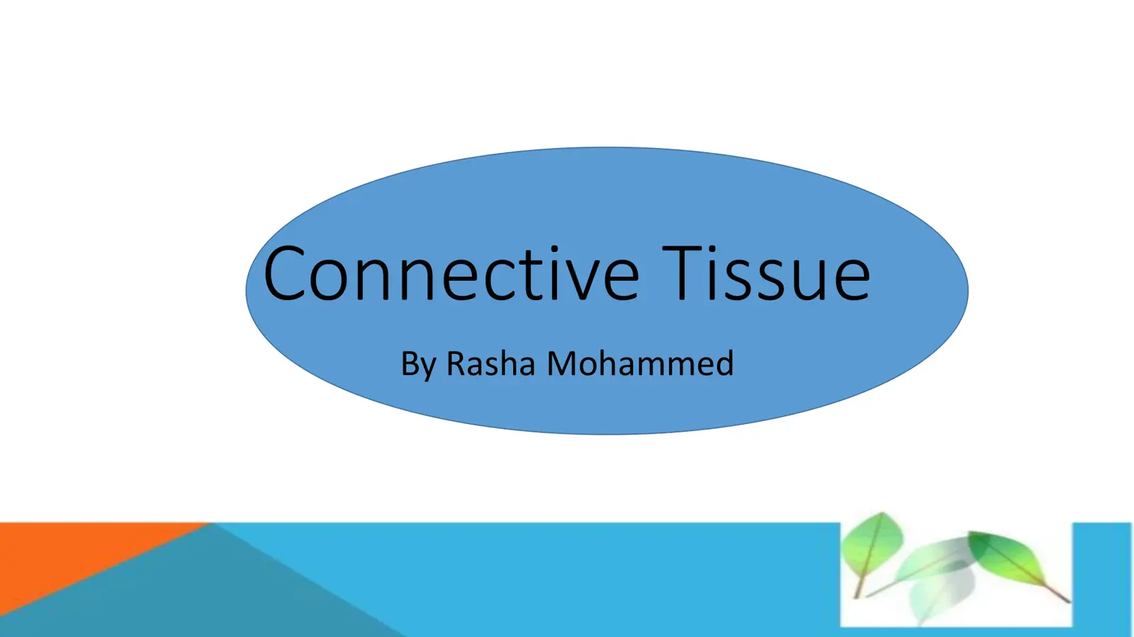 غلاف تقرير Connective Tissue