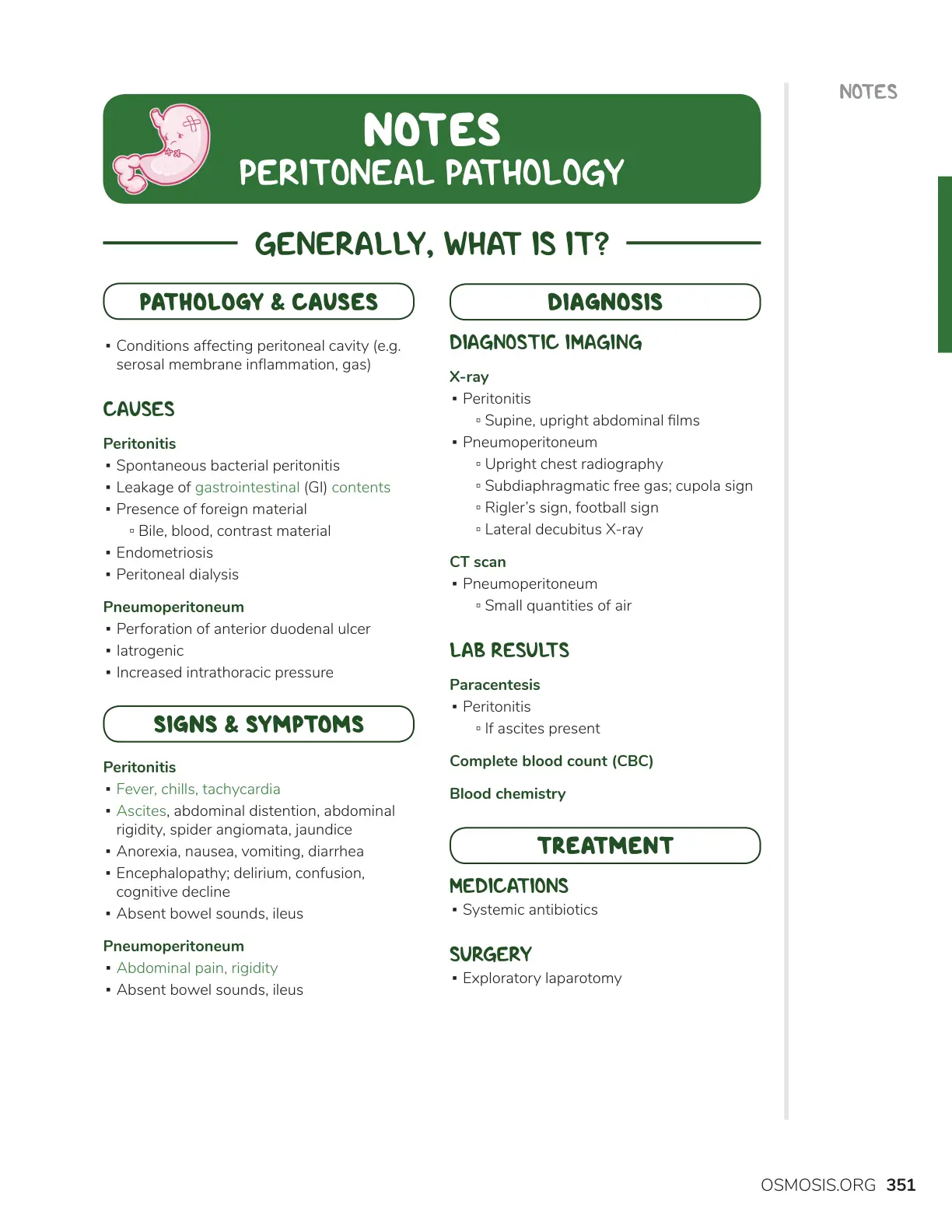 غلاف تقرير Peritoneal Pathology