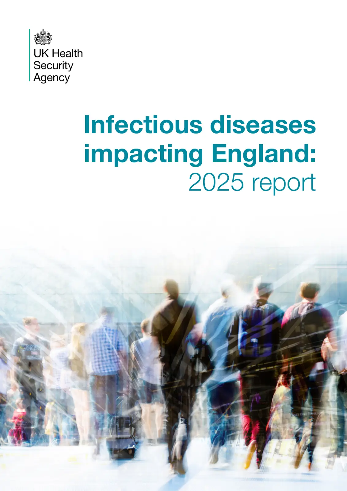 غلاف تقرير Infectious Diseases Impacting England: 2025 Report