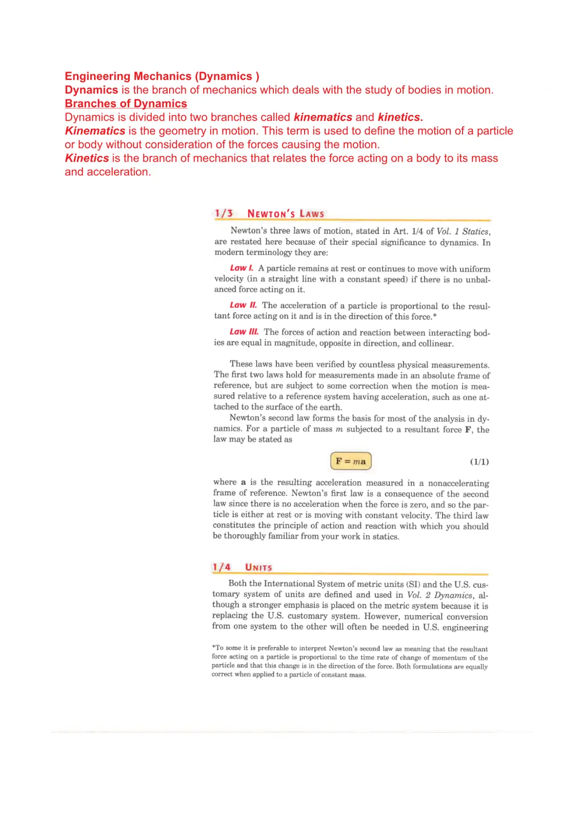 غلاف تقرير Engineering Mechanics: Dynamics