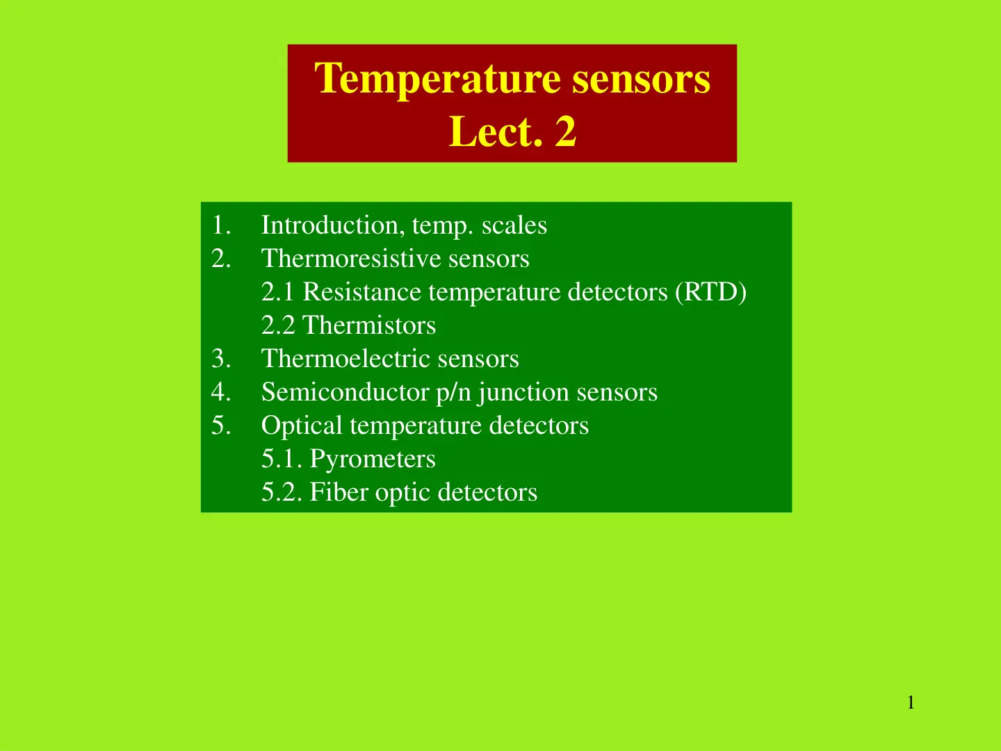 غلاف تقرير Temperature Sensors
