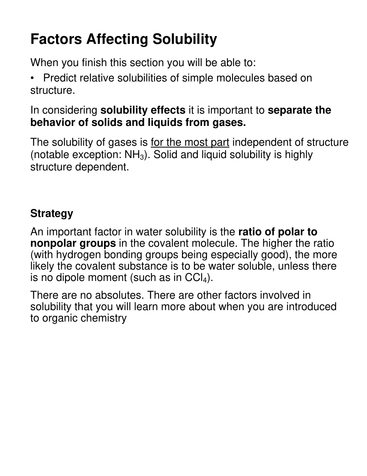 غلاف تقرير Factors Affecting Solubility
