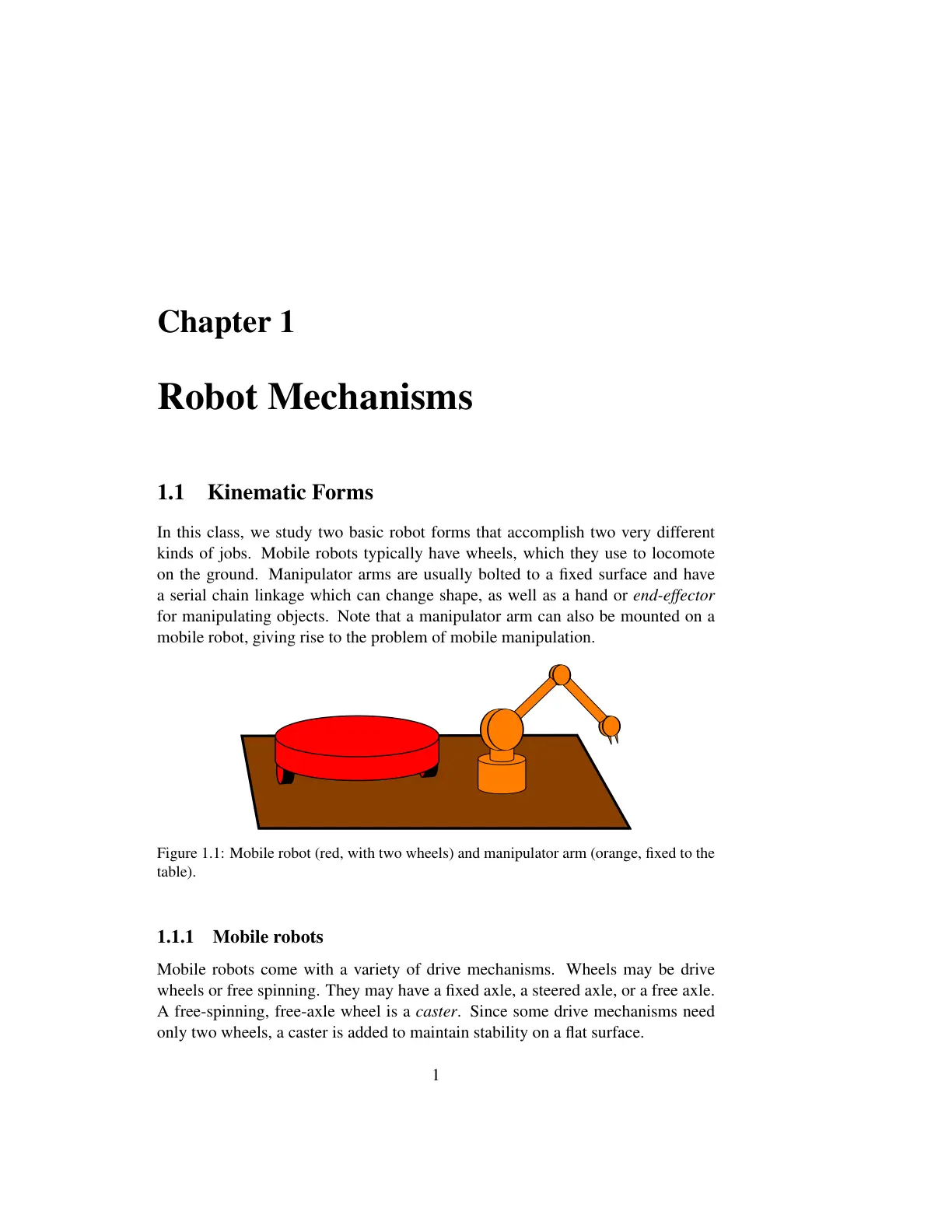 غلاف تقرير Robot Mechanisms