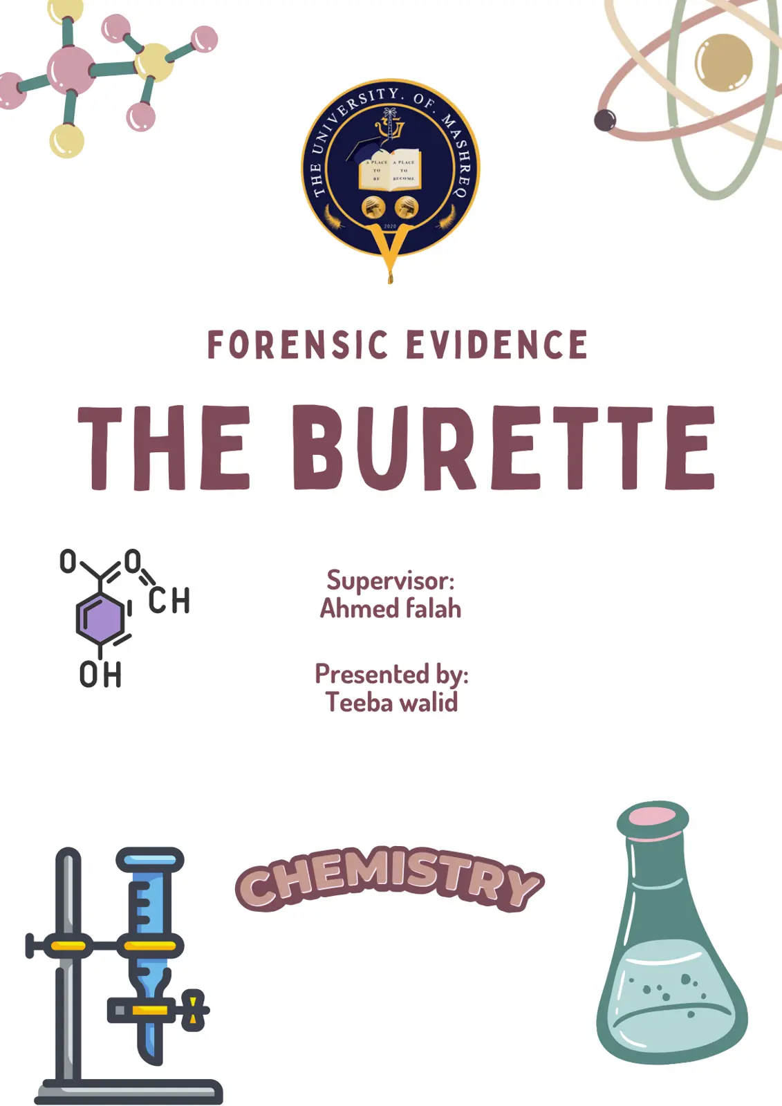غلاف تقرير FORENSIC EVIDENCE