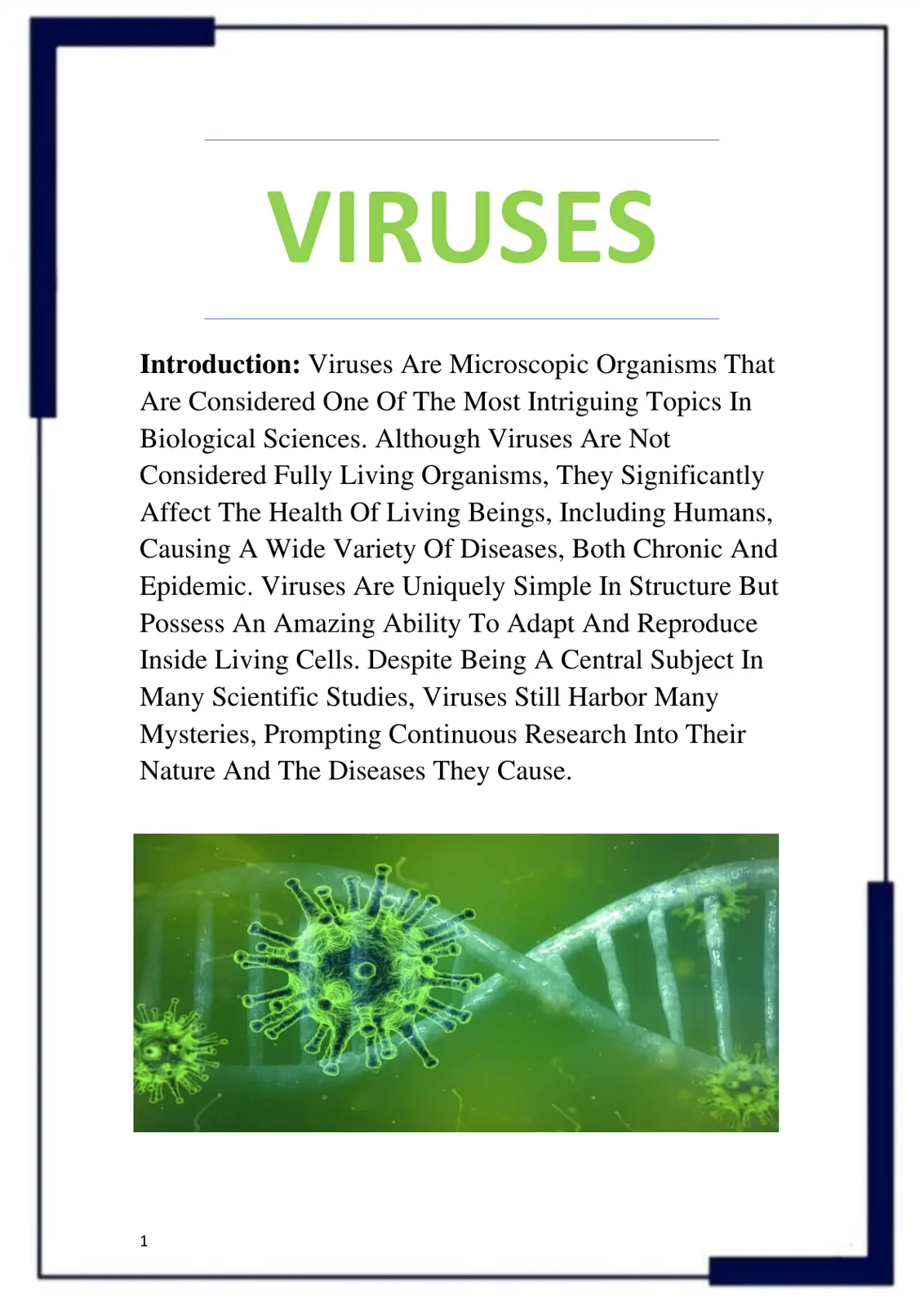 غلاف تقرير VIRUSES