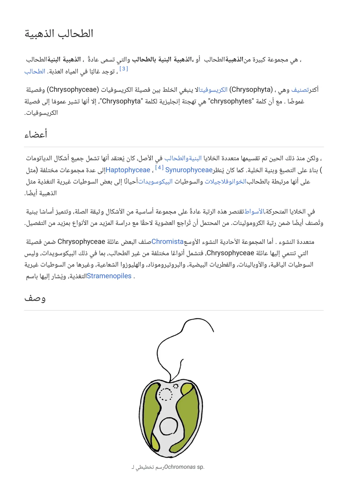 غلاف تقرير الطحالب الذهبية