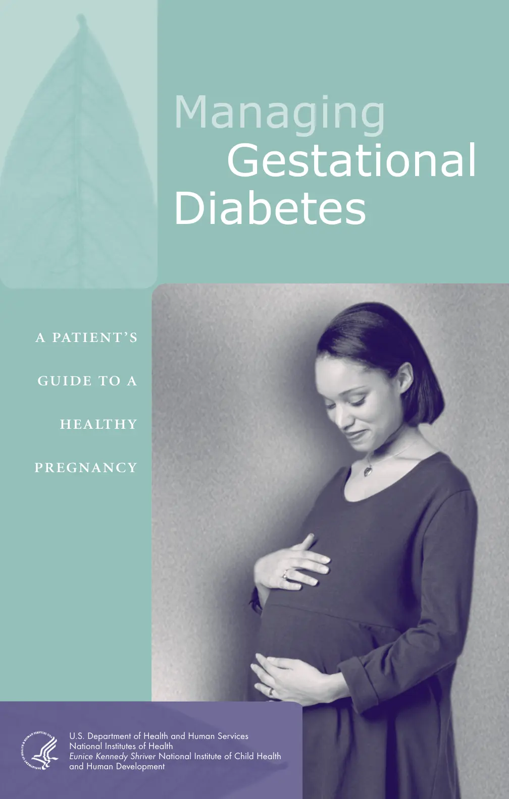 غلاف تقرير A PATIENT'S GUIDE TO A HEALTHY PREGNANCY Managing Gestational Diabetes