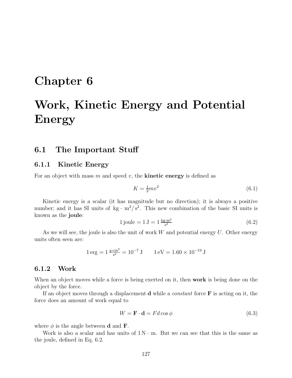 غلاف تقرير Work, Kinetic Energy and Potential
Energy
