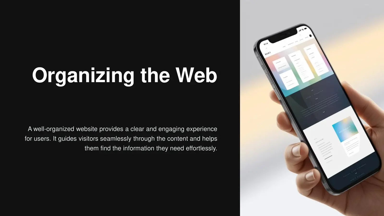 غلاف تقرير Organizing the Web