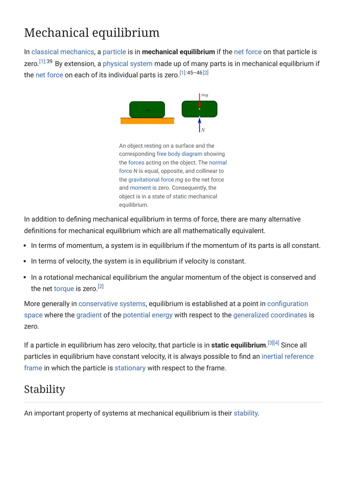غلاف تقرير Mechanical Equilibrium