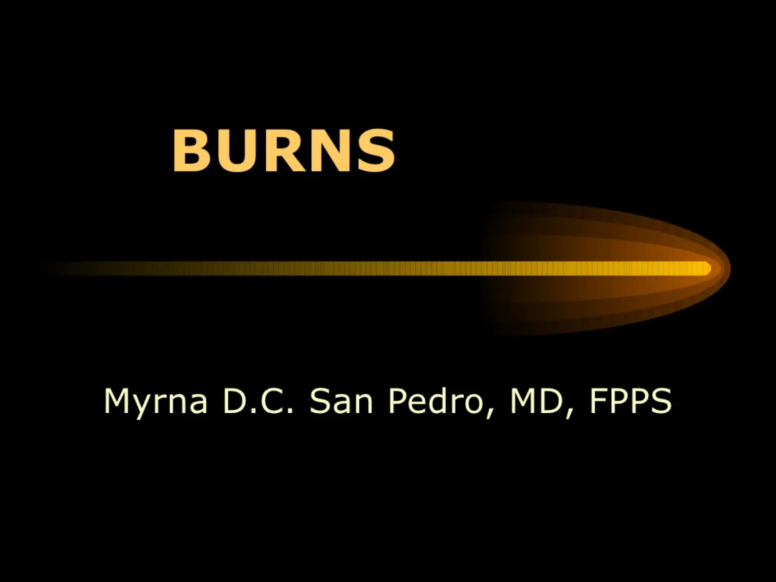 غلاف تقرير BURNS