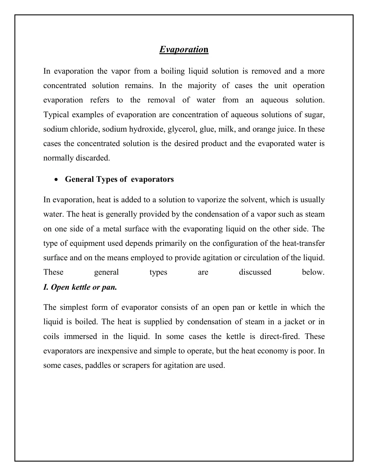 غلاف تقرير Evaporation