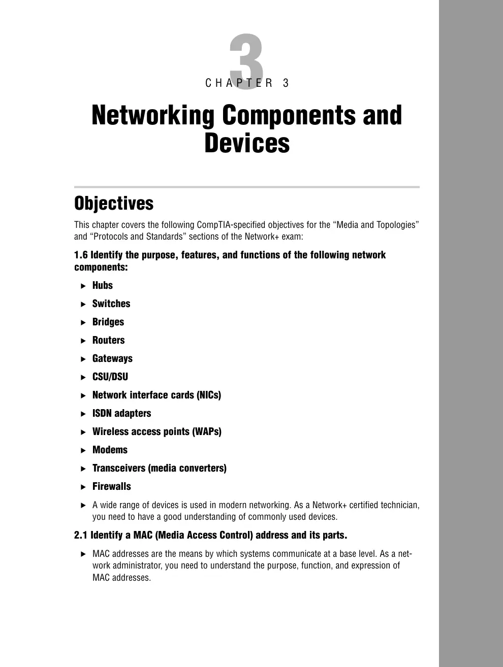 غلاف تقرير CHAPTER 3 - Networking Components and Devices