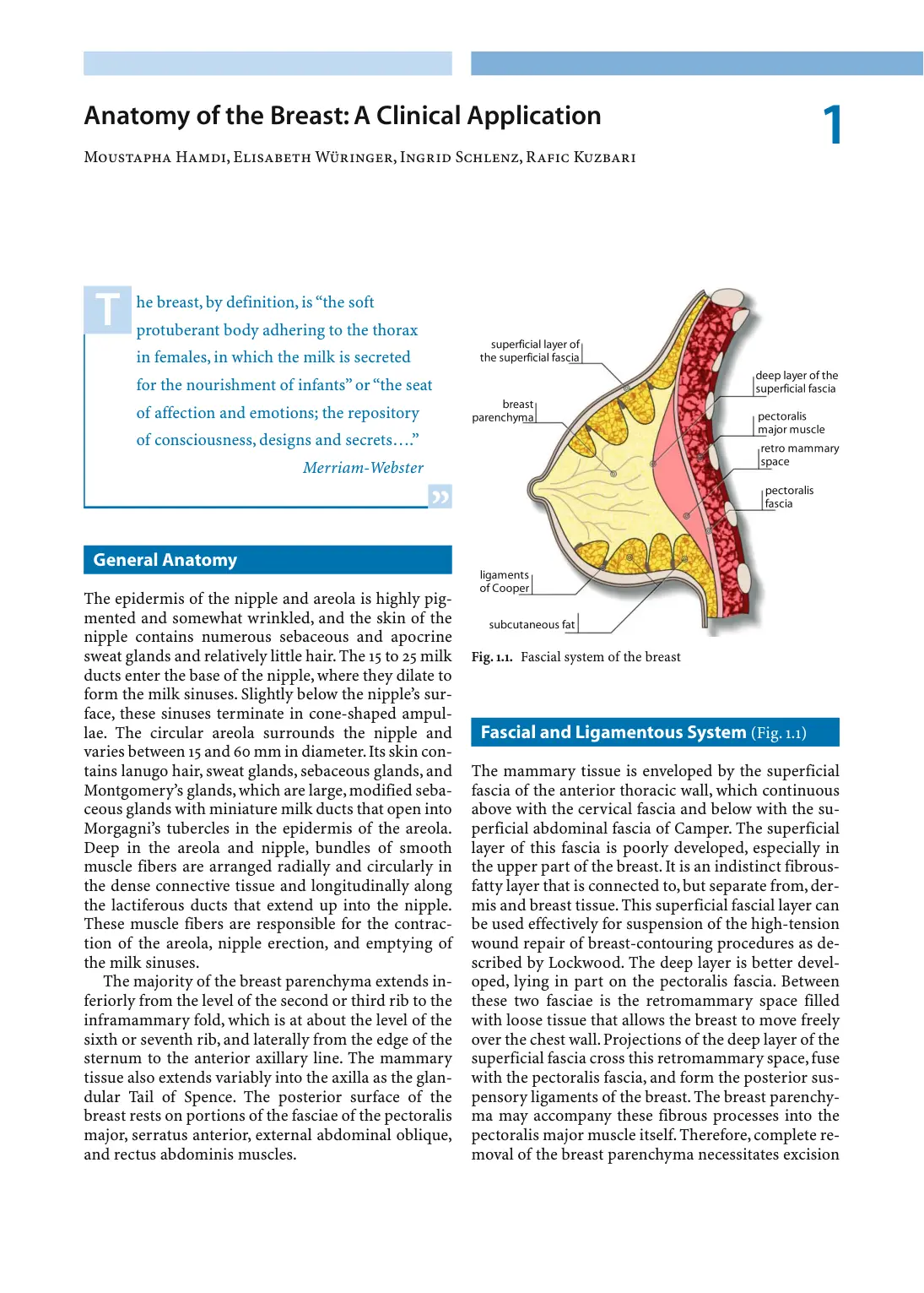 غلاف تقرير Anatomy of the Breast: A Clinical Application