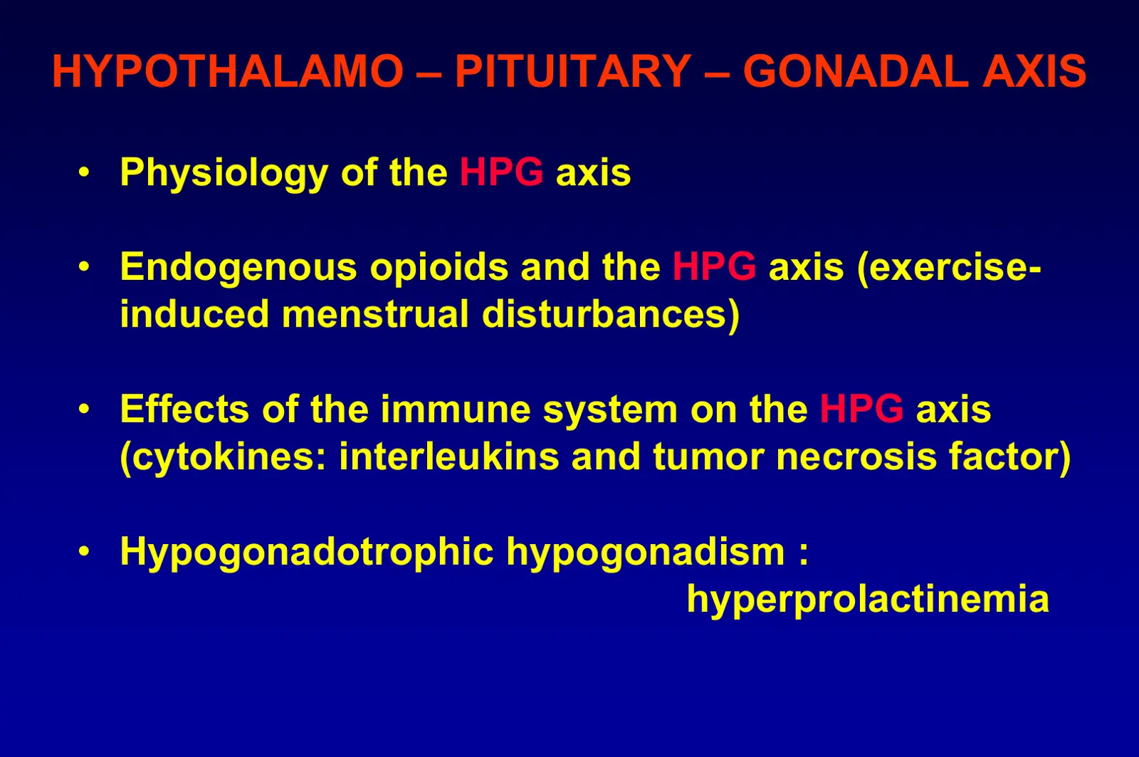 غلاف تقرير Physiology of the Hypothalamo-Pituitary-Gonadal Axis