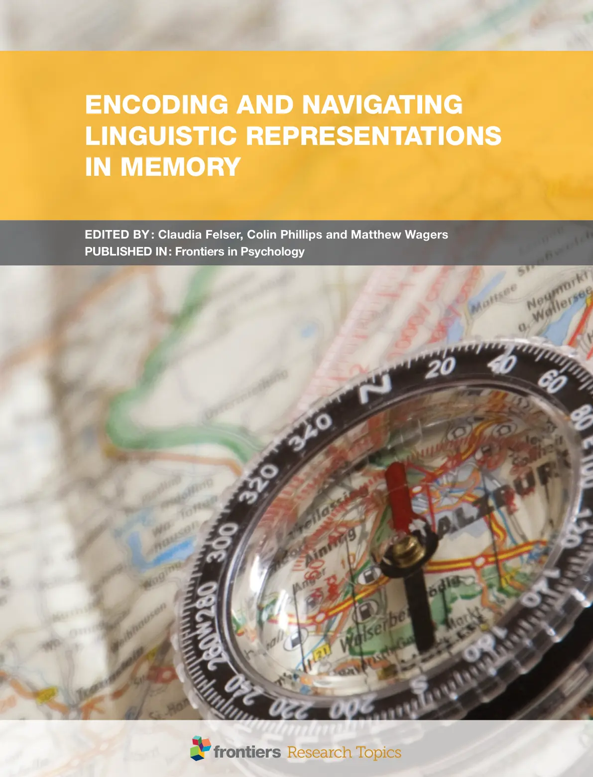 غلاف تقرير ENCODING AND NAVIGATING LINGUISTIC REPRESENTATIONS IN MEMORY