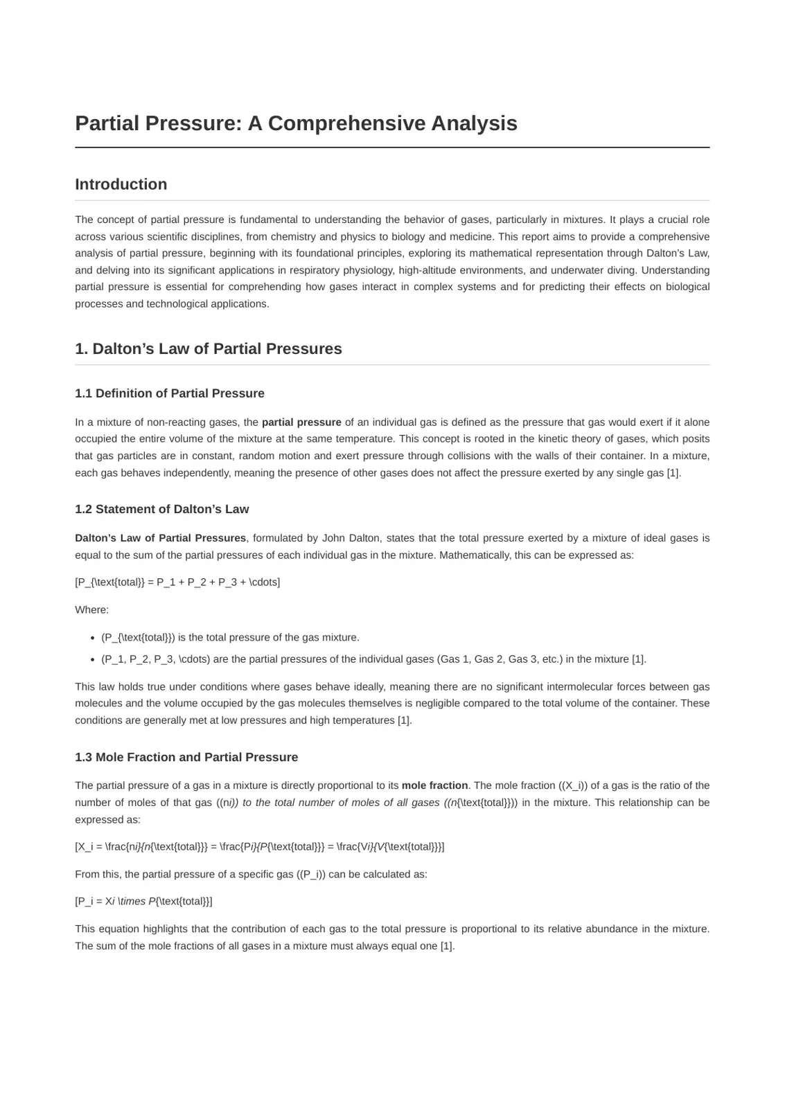 غلاف تقرير Partial Pressure: A Comprehensive Analysis