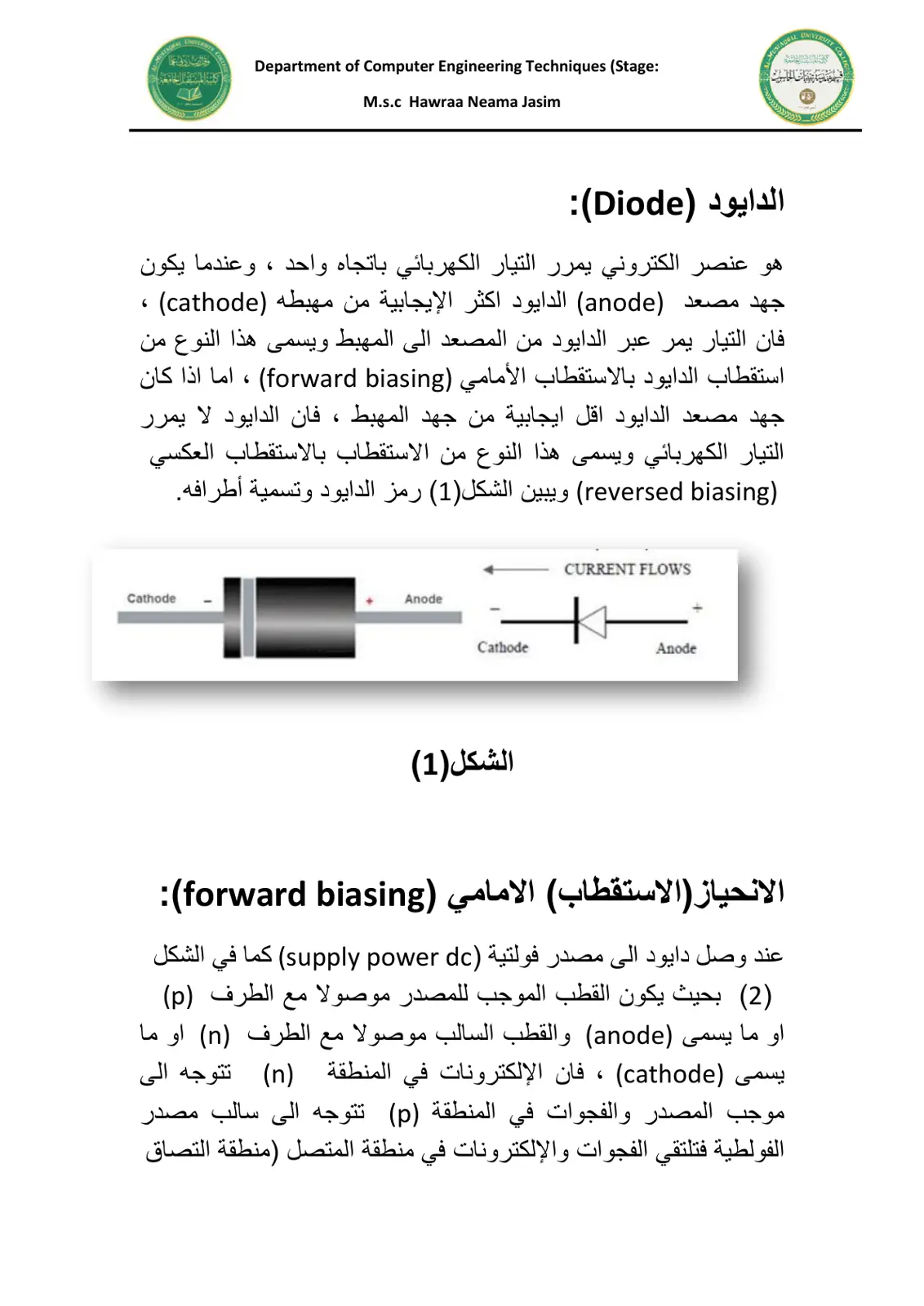غلاف تقرير الدايود (Diode)