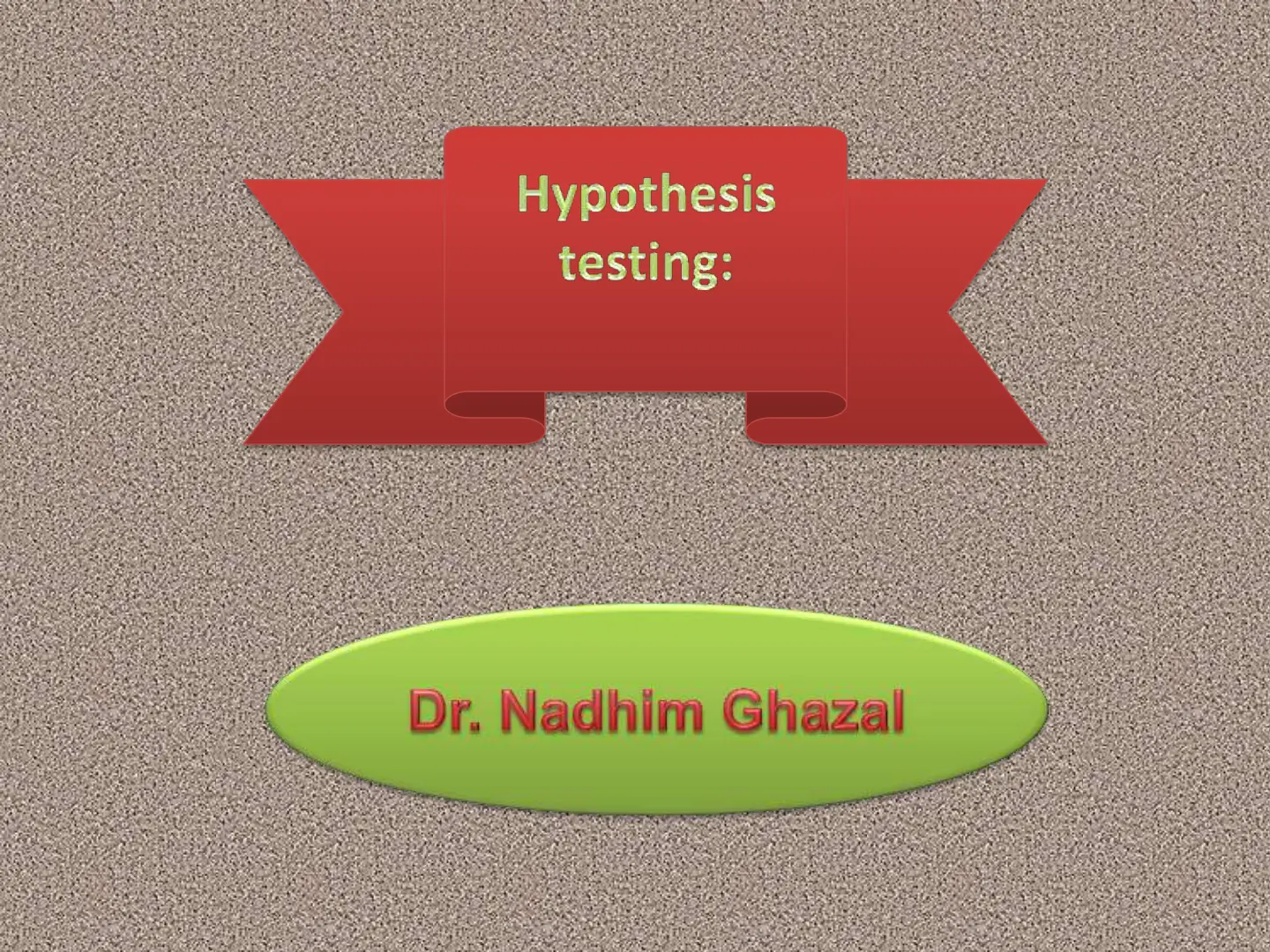 غلاف تقرير Hypothesis testing