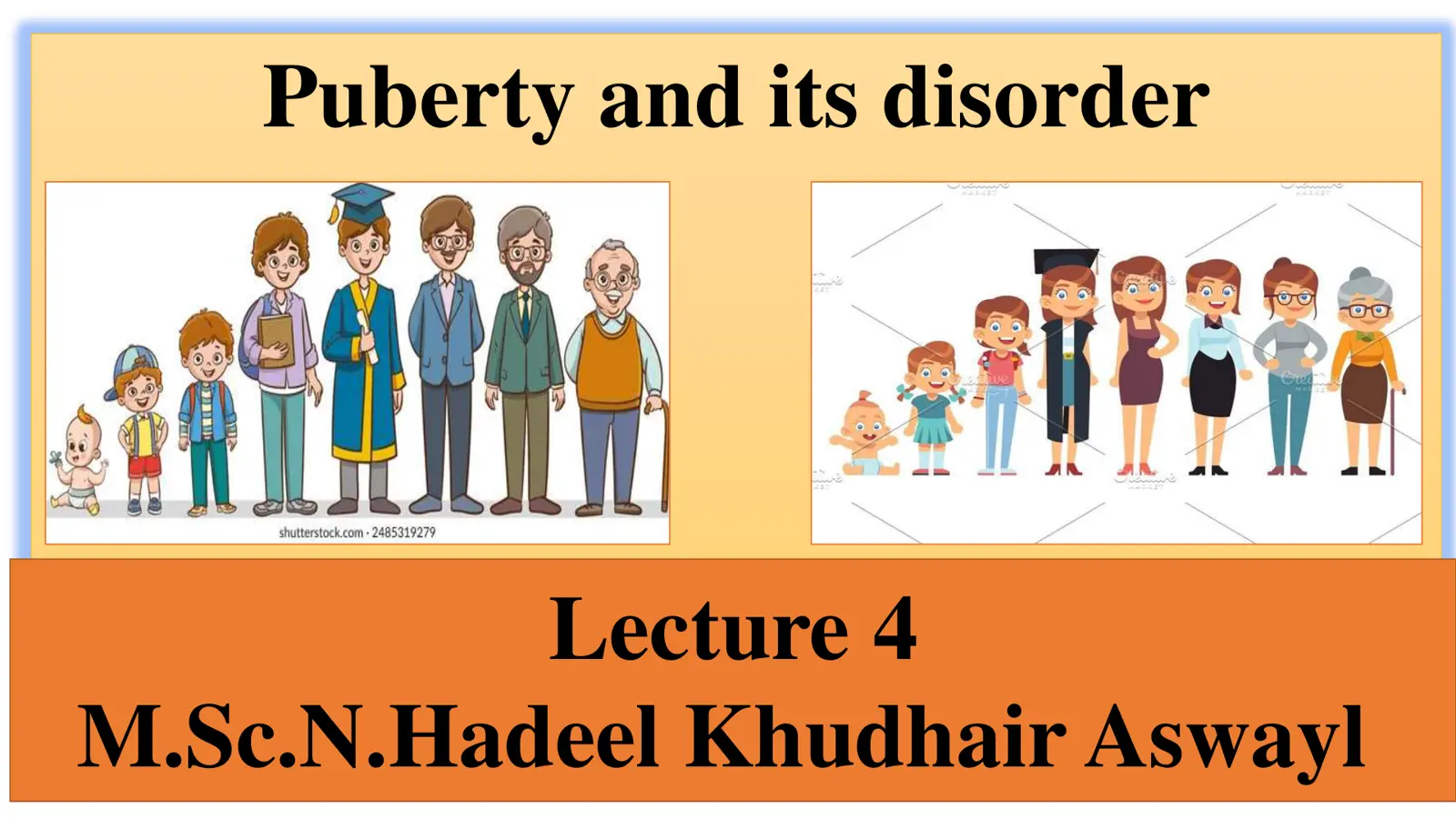 غلاف تقرير Puberty and its disorder