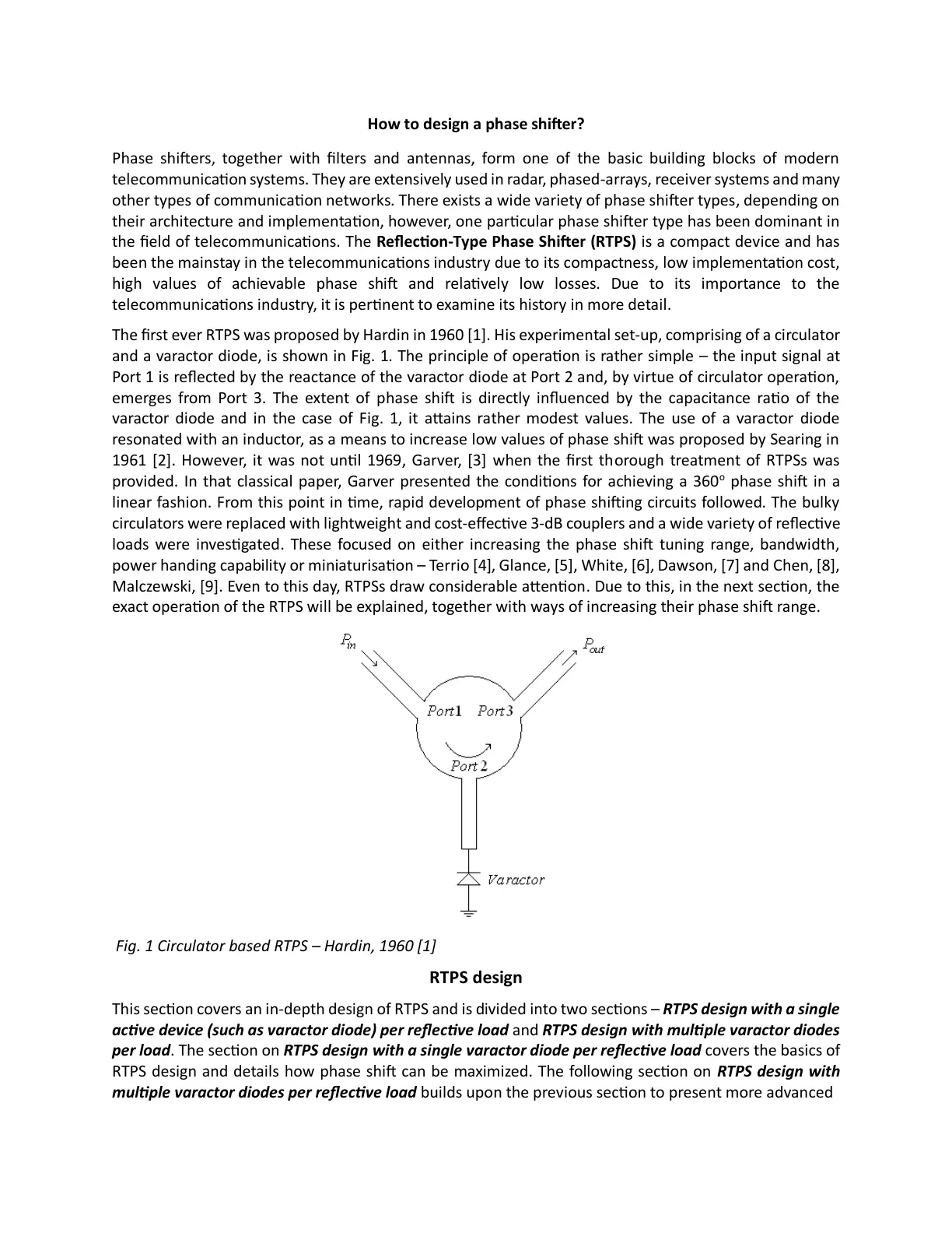 غلاف تقرير How to design a phase shifter?