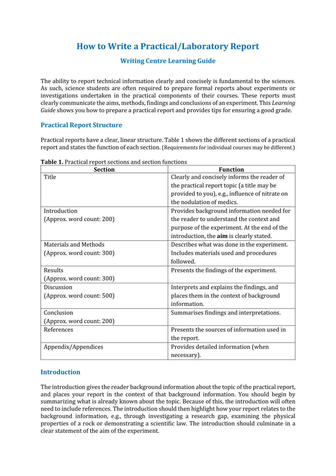 غلاف تقرير How to Write a Practical/Laboratory Report