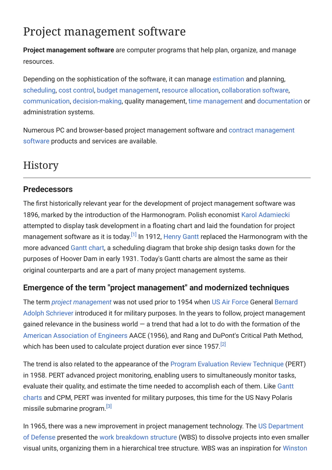 غلاف تقرير Project management software