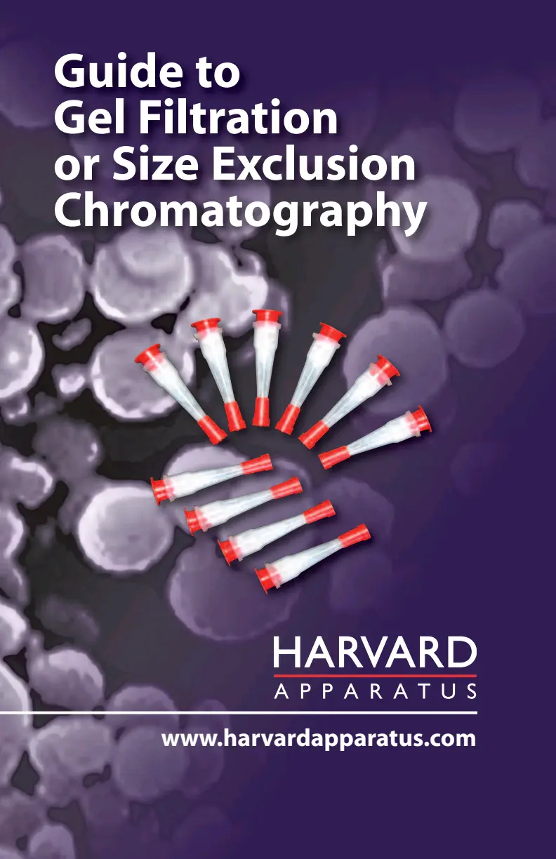 غلاف تقرير Guide to Gel Filtration or Size Exclusion Chromatography