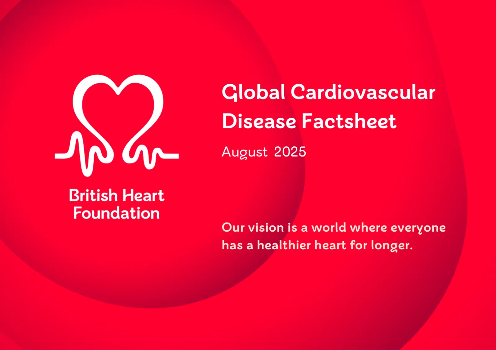 غلاف تقرير Global Cardiovascular Disease Factsheet
