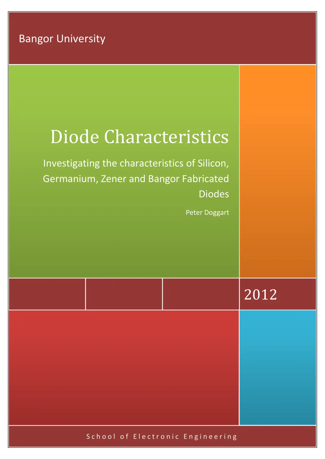 غلاف تقرير Diode Characteristics