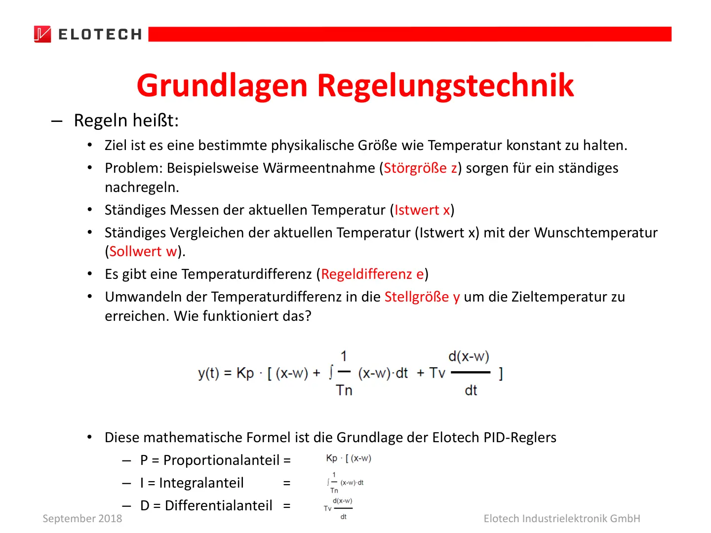 غلاف تقرير Grundlagen Regelungstechnik
