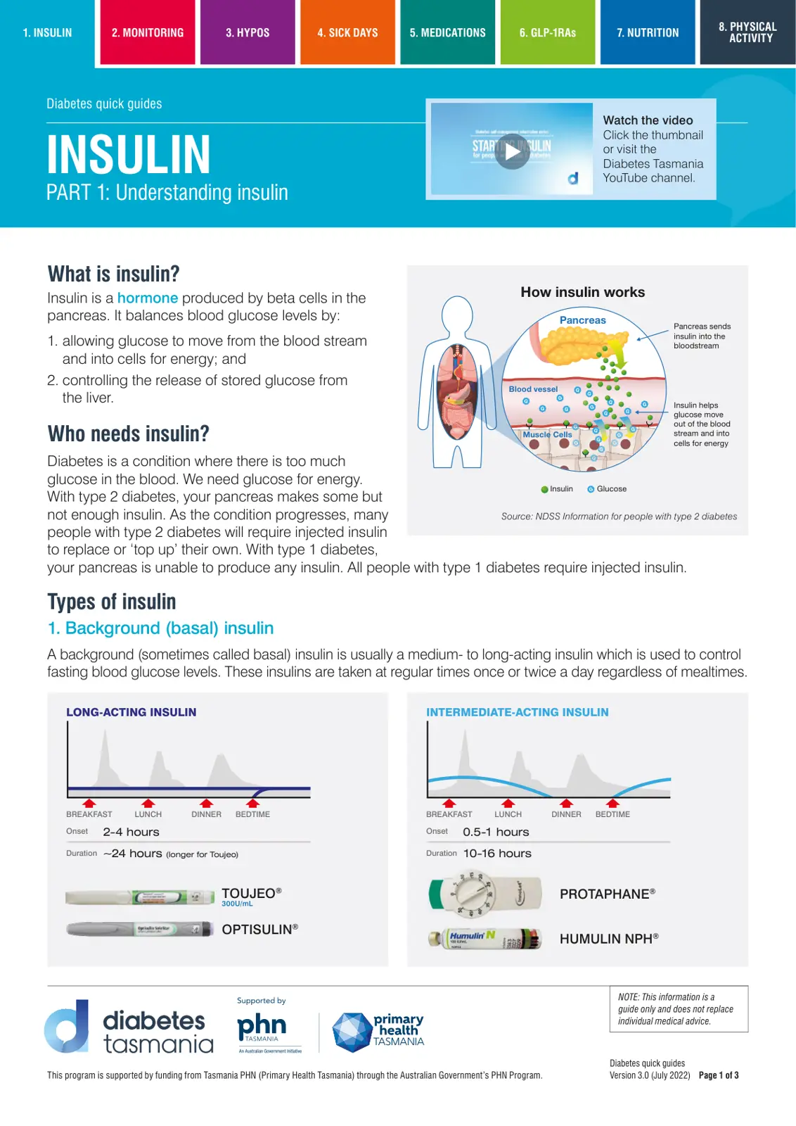 غلاف تقرير Diabetes quick guides - INSULIN: Understanding insulin