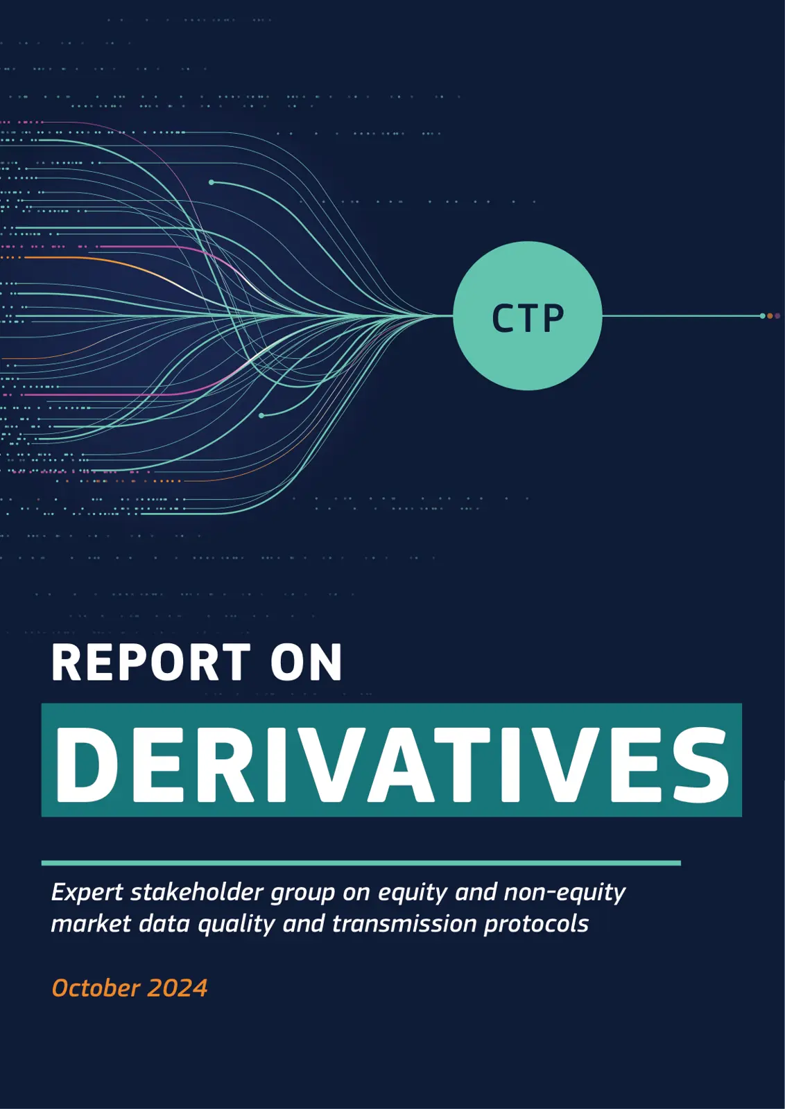 غلاف تقرير REPORT ON DERIVATIVES