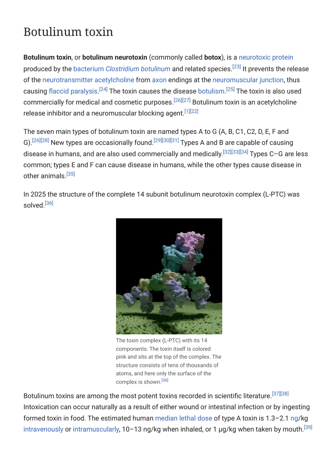 غلاف تقرير Botulinum Toxin (Botulinum Neurotoxin) – Scientific Overview