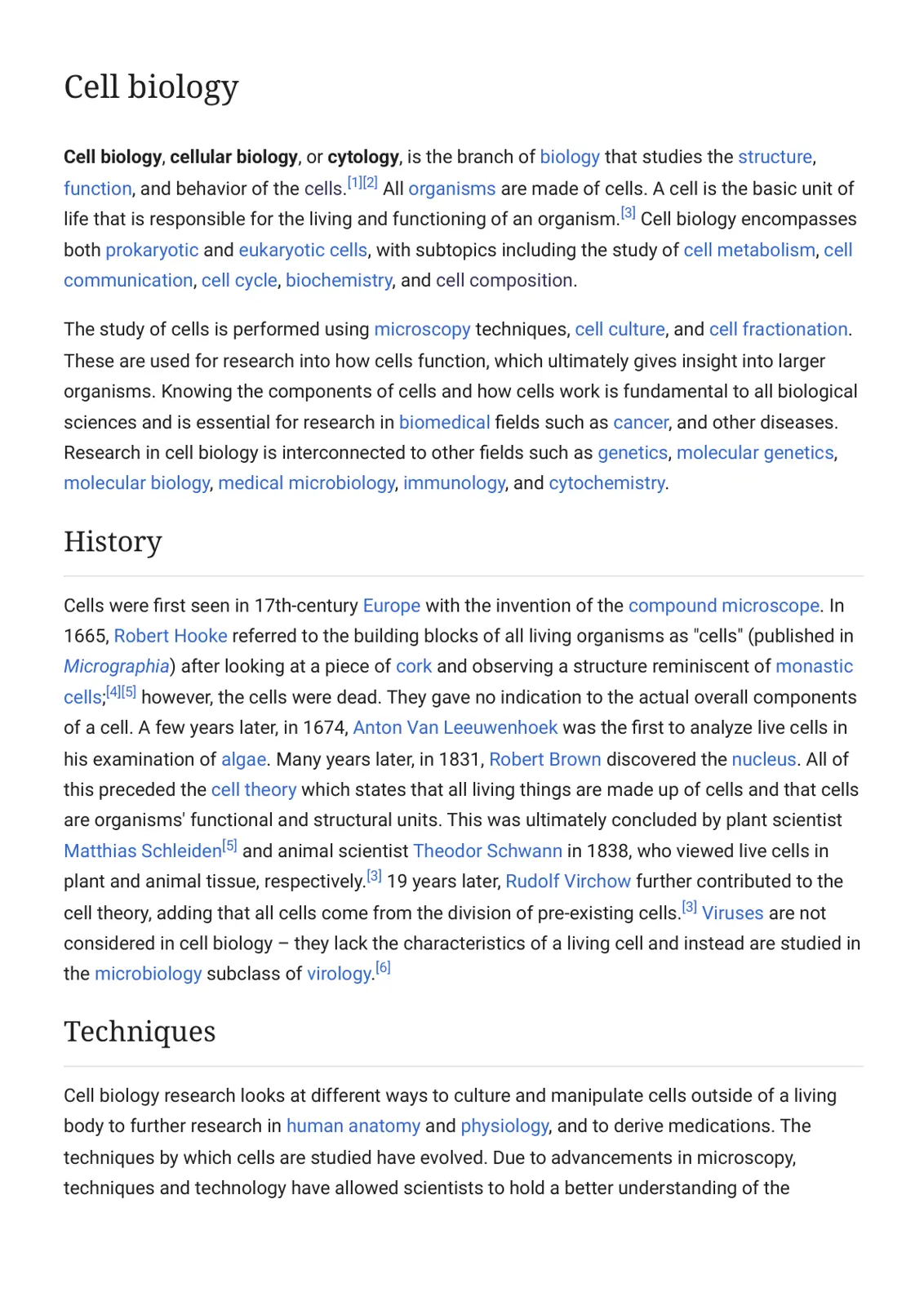 غلاف تقرير Cell Biology
