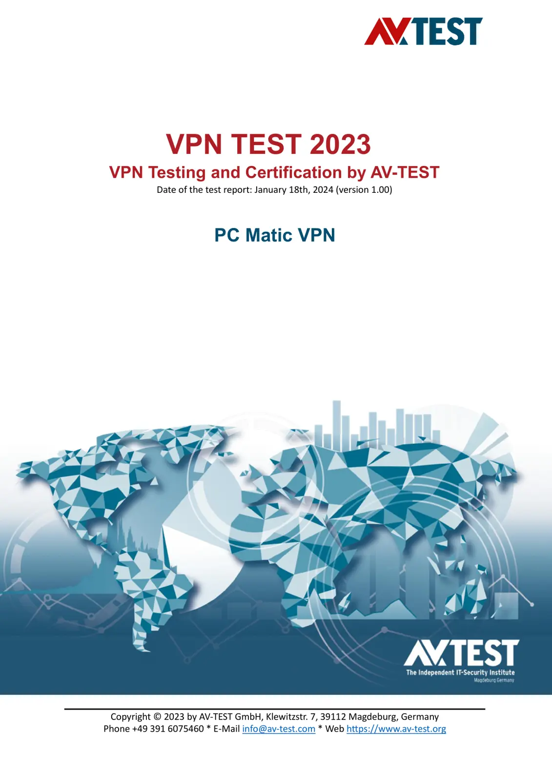 غلاف تقرير VPN TEST 2023