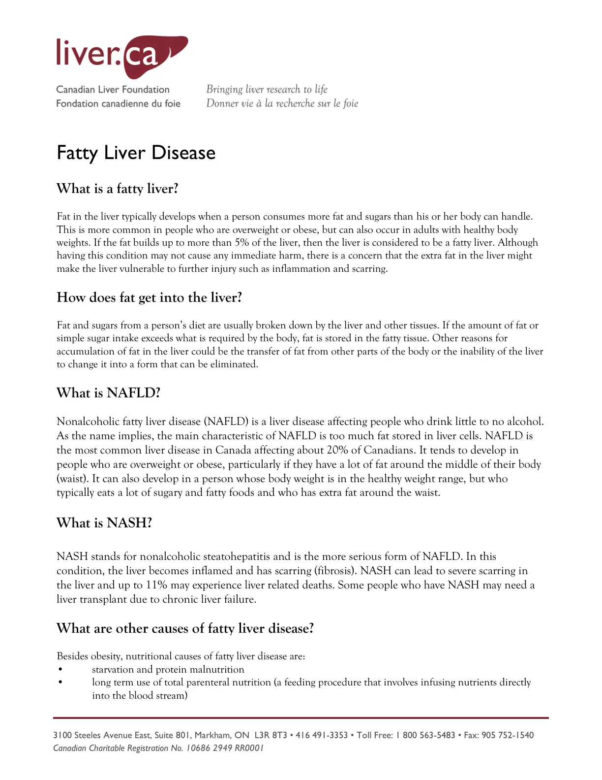 غلاف تقرير Fatty Liver Disease: What is a fatty liver?