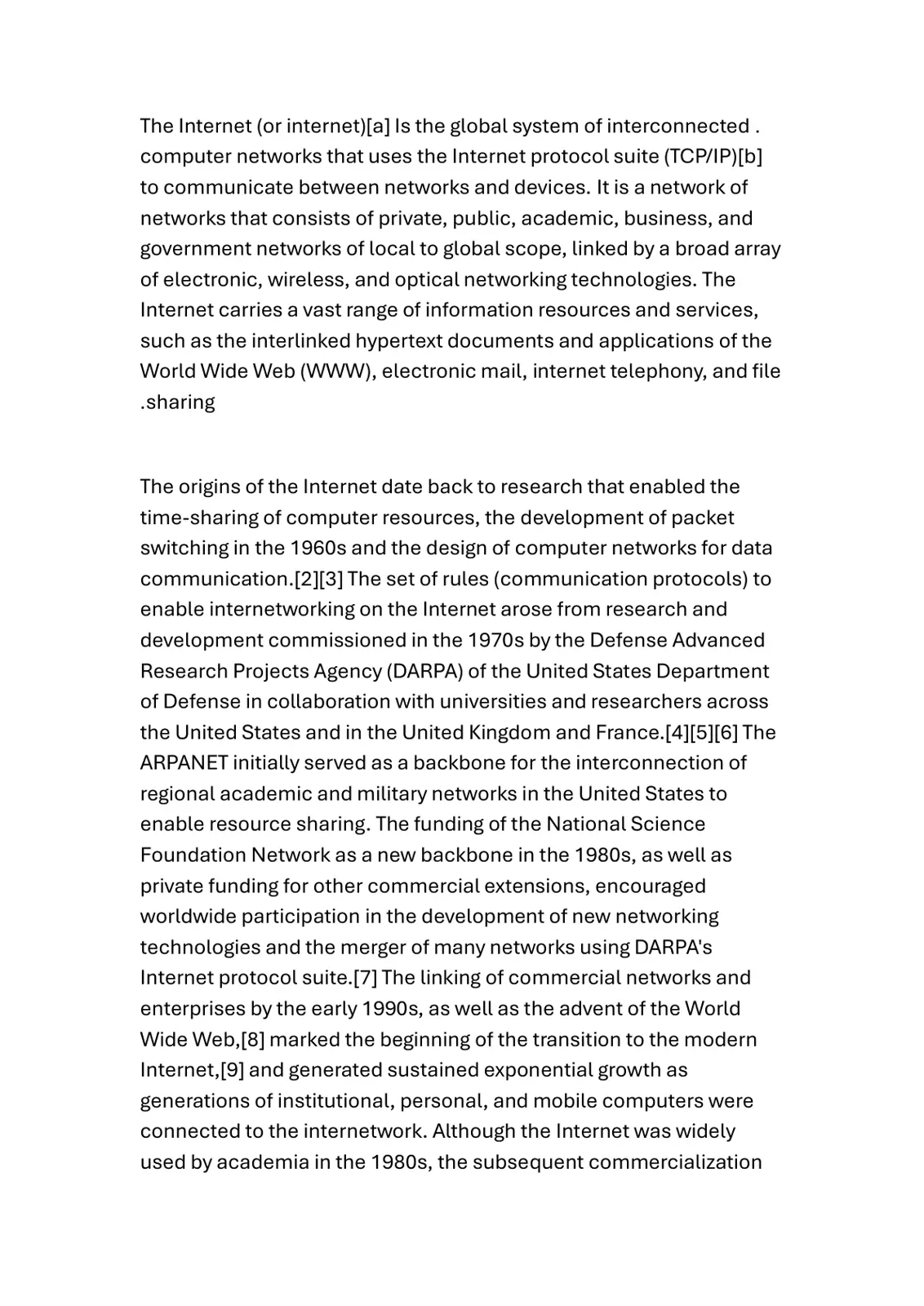 غلاف تقرير The Internet