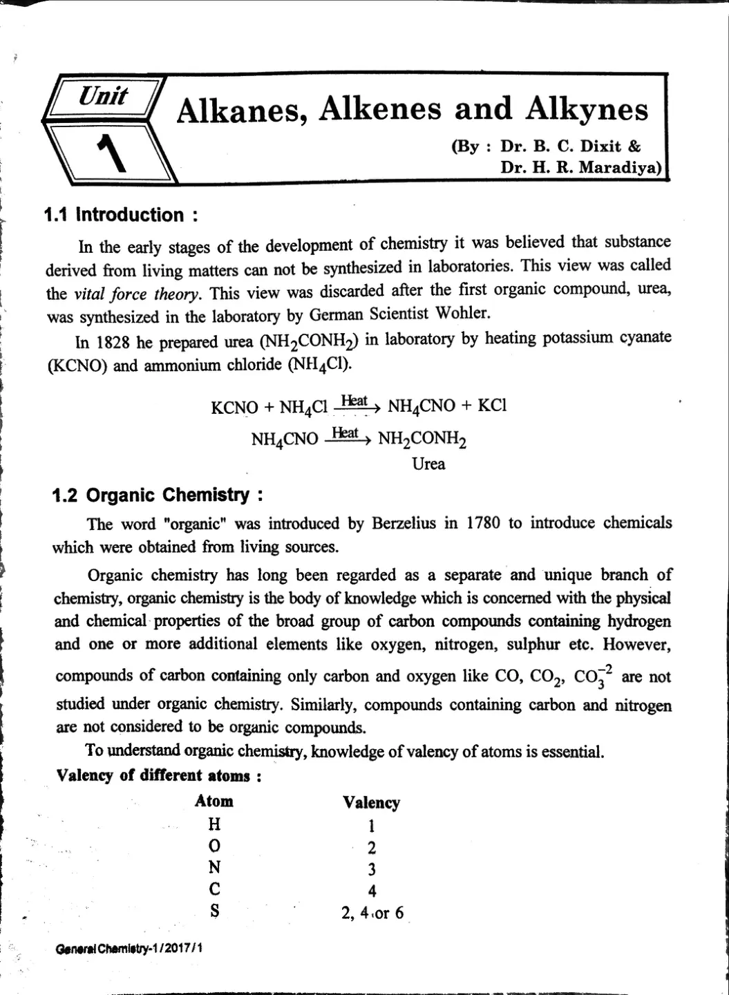 غلاف تقرير Alkanes, Alkenes and Alkynes