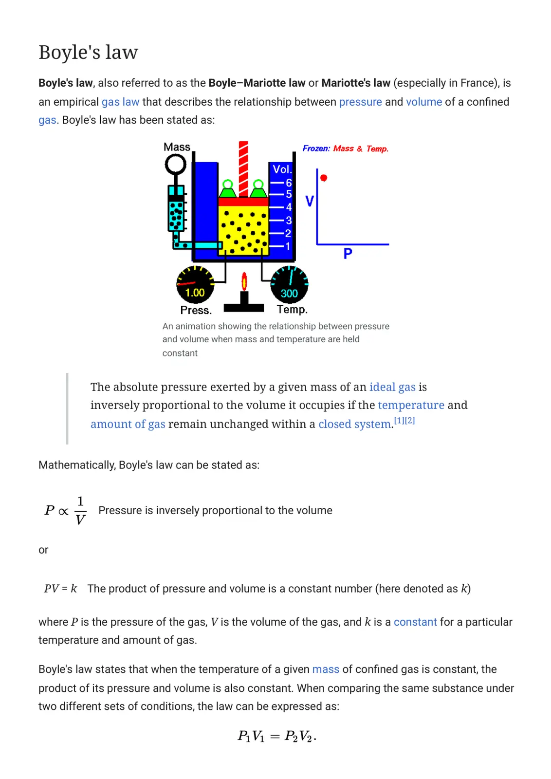 غلاف تقرير Boyle's Law