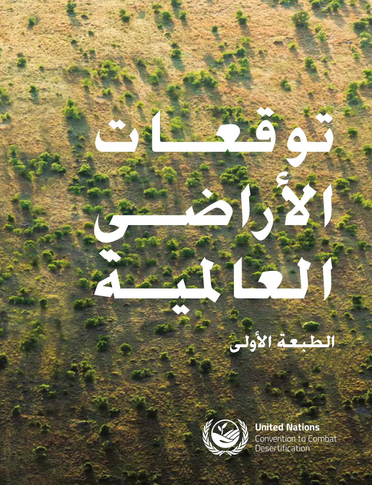غلاف تقرير توقعات الأراضي العالمية
