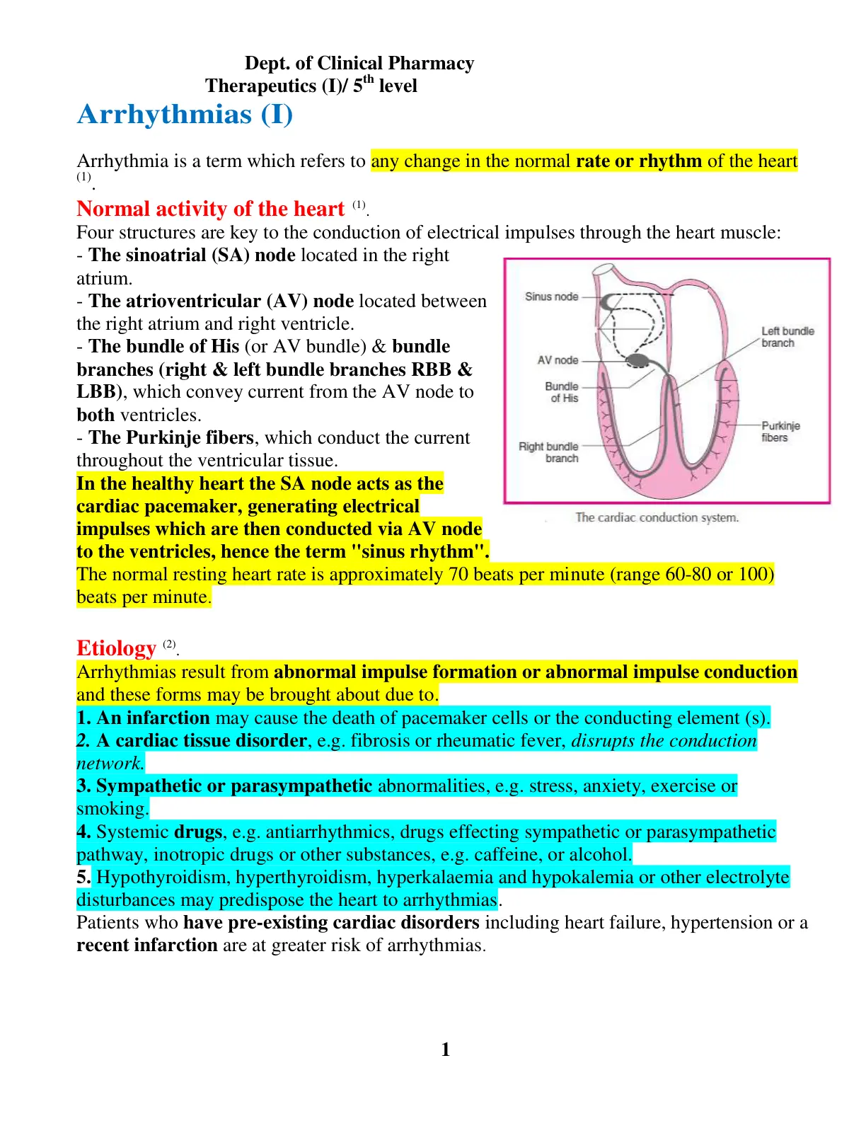 غلاف تقرير Therapeutics (I)