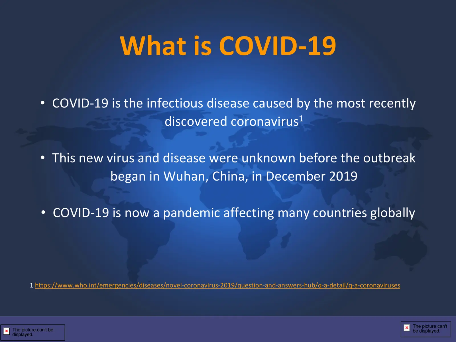 غلاف تقرير What is COVID-19