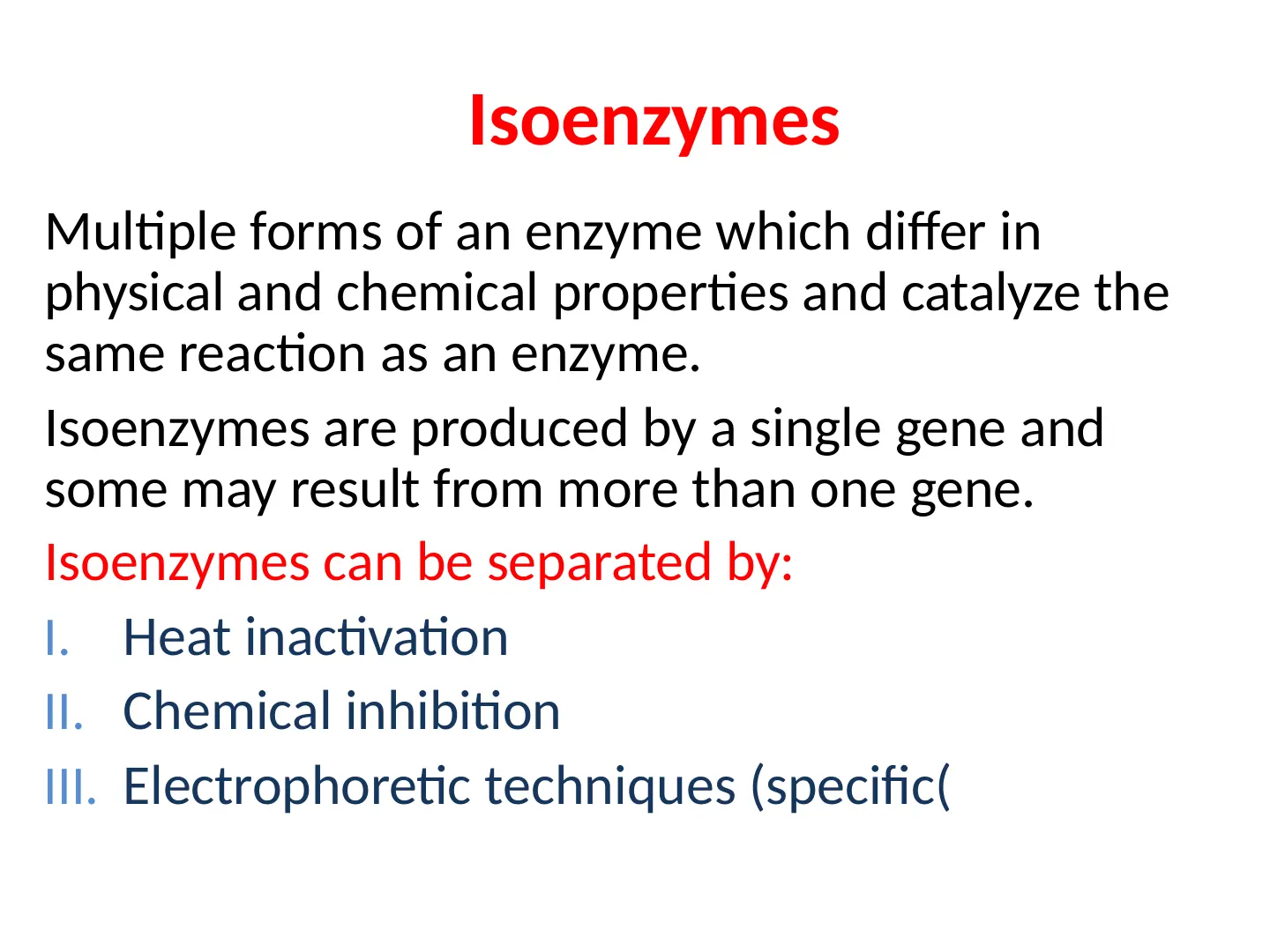 غلاف تقرير Isoenzymes