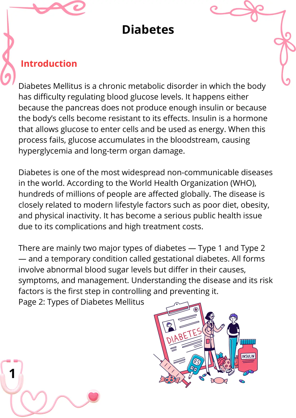 غلاف تقرير Diabetes