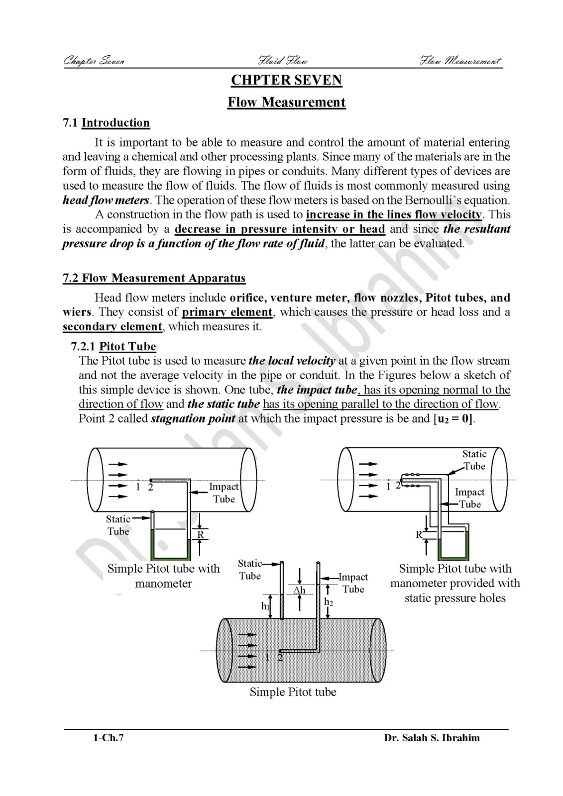 غلاف تقرير Fluid Flow: Flow Measurement