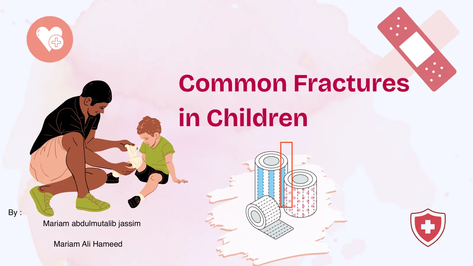 غلاف تقرير Common Fractures in Children
