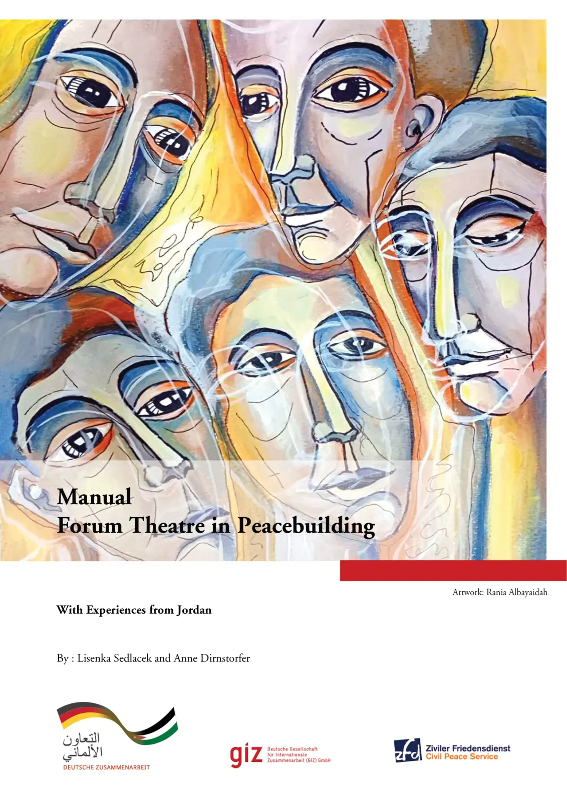 غلاف تقرير Forum Theatre in Peacebuilding - المسرح المجتمعي في بناء السلام
